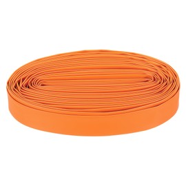 sourcing map Heat Shrink Tubing, 1 Inch ID 49 ft Long 2:1 Ratio Polyolefin Heat Shrink Cable Sleeve for Electrical Wire Insulation, Cable Management, Orange