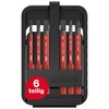 Wiha 43159 Slim Bit Set Electric Slotted Phillips 6-Piece Including