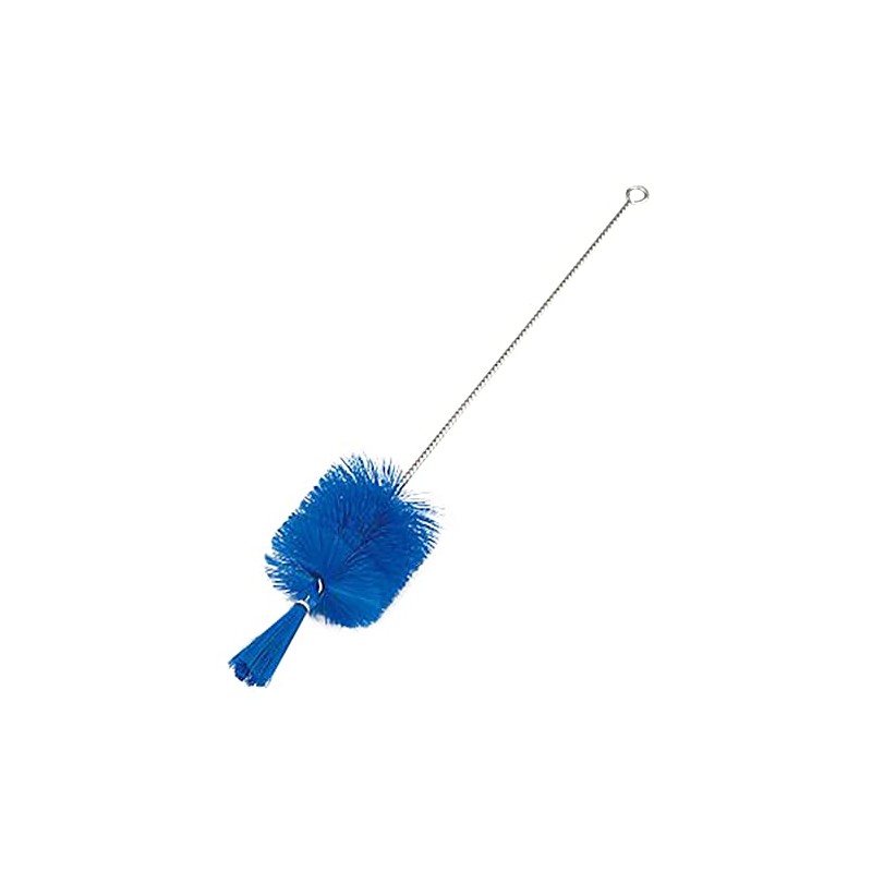 AS ONE Bottle Cleaning Brush PBT Bristle Blue 13.6 x