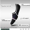 BRISIRA Bamboo Viscose Coolmax No Show Compression Socks Women Running