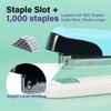 WORPSON Metal Stapler, 6.5-Inch Desktop Stapler, 25 Sheet Capacity, Includes