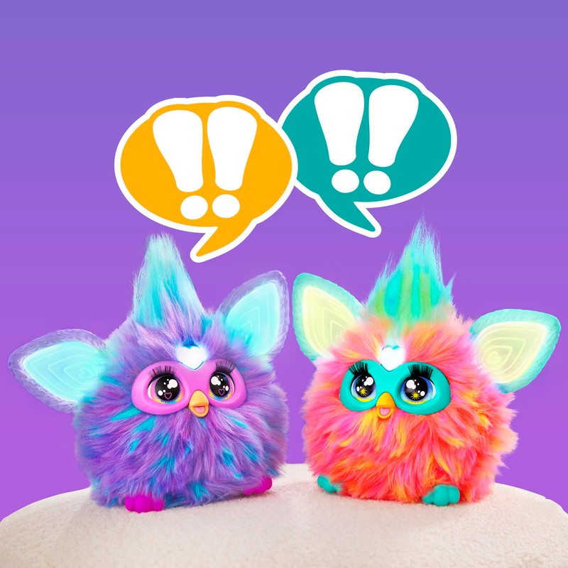 Micro Furby Coral Interactive Plush Toy