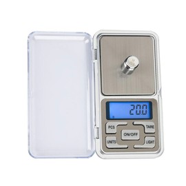 ZHOUMIN Pocket Digital Scale, Scale, Up to 17.6 oz (500 g), Portable Scale, Professional Use, Precision Measuring Instrument, Electronic Balance Scale, 0.01-17.6 oz (0.01-500 g), Tare Function,