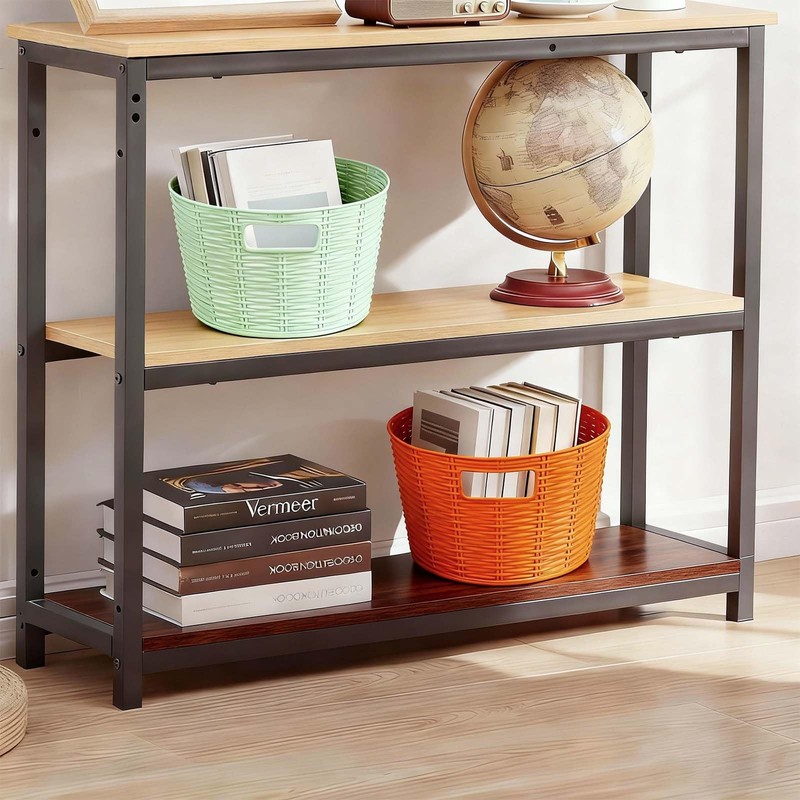 MiraFure 12-Pack Plastic Storage Baskets, Stackable & Nestable Organizer Bins