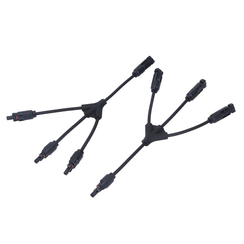 One Pair Solar Panel Connector 3 to 1 Y Branch