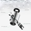 CTWHA High Strength ABS Push Button Shower Head/Hand Held Floral