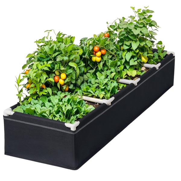 HIRALIY Fabric Raised Beds,Elevated Raised Garden Grows Beds for Outdoor