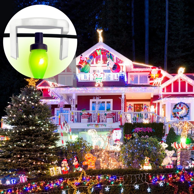 Watayo Extra Strong Magnetic Christmas Light Clips- Magnetic Light Clips