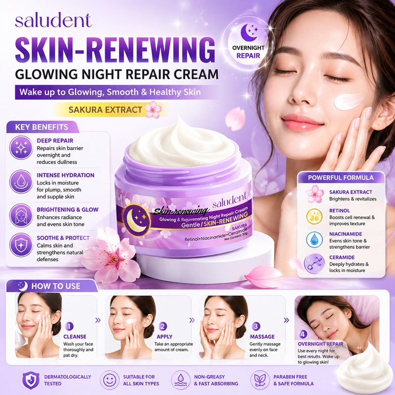 SALUDENT Krim Siang DAN Krim Malam SALUDENT SPF 50 WHITENING