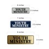 Standard Youth Ministry Sign (Black) - Large