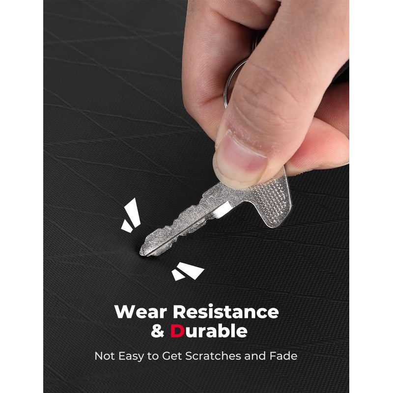 KEMIMOTO UTV Armrest Safe Console Storage Bag High-Density PU Durable