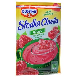 Dr Oetker Slodka Chwila Kisiel Raspberry 5-pack 5x31.5g/5x1.1oz Eastern European Jelly Dessert
