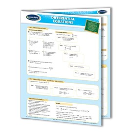Differential Equations Guide - Math Quick Reference Guide by Permacharts