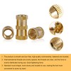 AJOYIB Pack of 330 Brass Threaded Inserts Nut M2 M3