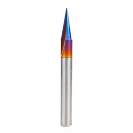 Amana Tool 45783-K SC Spektra Extreme Tool Life Coated Carving Liner 18 Degree x 1/4 D x 5/8 CH x 1/4 SHK x 2 1/2 Inch Long Flute Milling Drill