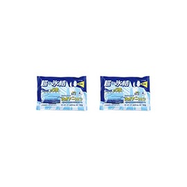 Captain Stag UZ-13183 Super Cool Time Ice Packs, Super Freezing, Cooling Effectiveness Approximately 5 Times, Below freezing Temperature -4°F (-13°C to -16°C), Cold Retention for Approximately 80 Minutes, Small 5.3 oz (150 g), Set of 2