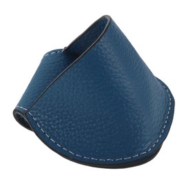 Kisangel Billiard Chalk Bag Compact Portable PU Holder for Snooker Pool Table Accessories Scratch Prevention Stylish Design for Game Training Practice