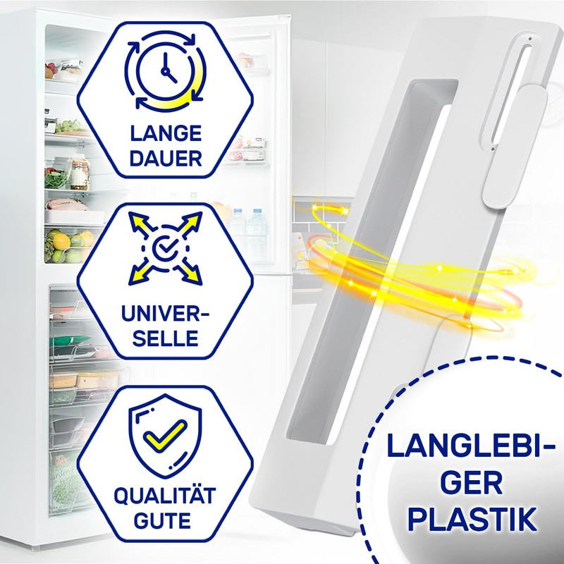 MONTERAL Universal Fridge Handle with Mounting Spacings from 105 to