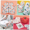Ipetboom 1 Pair Heat Resistant Mitts Non Slip Oven Gloves