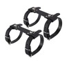 RiderVibe Thick Leather Carry Strap Blanket Holder for Motorcycle Picnic