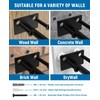 LEOPO 8-Pack 10 inch Floating Shelf Brackets, Hidden Shelf Bracket