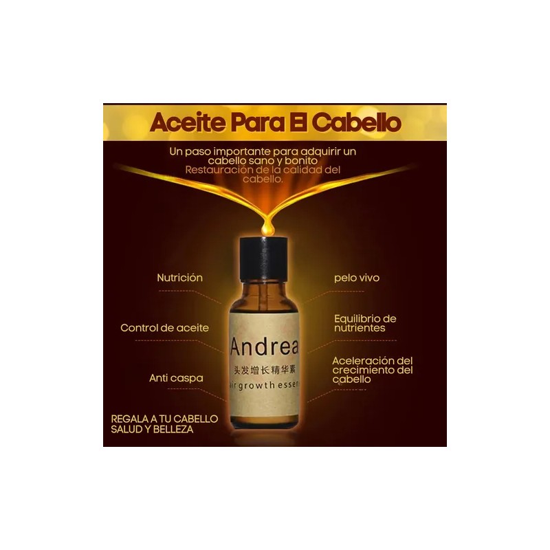 Andrea Solución Crecimiento Regenera Detiene Caída Cabello F Full
