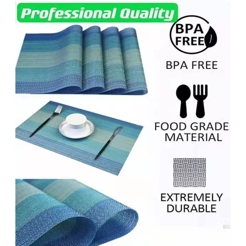 WANGCHAO Placemats Set of 8 Placemats Dining Room Table Mats