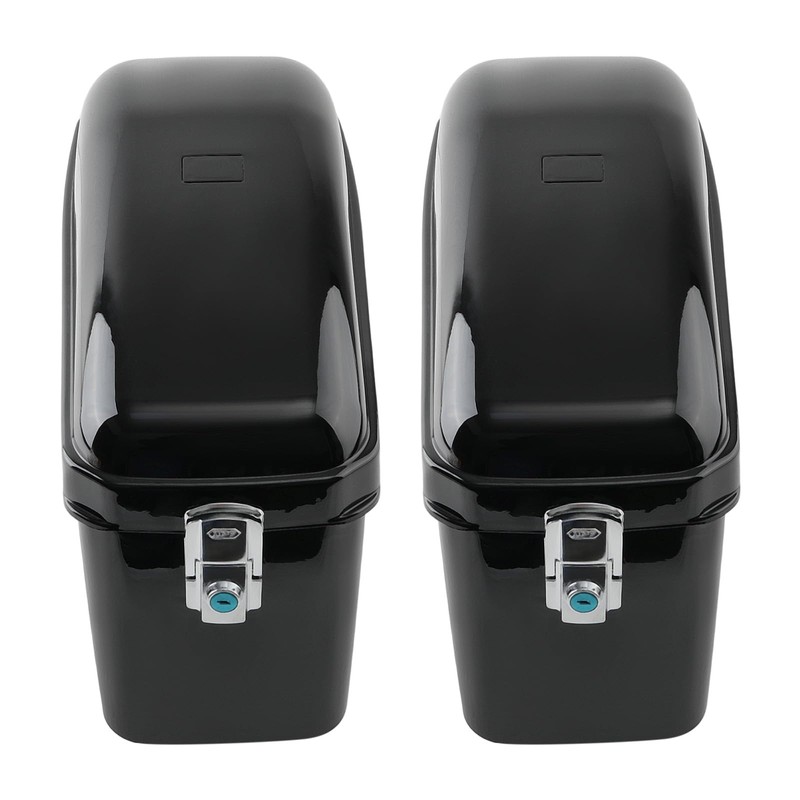 maXpeedingrods Motorcycle Hard Saddlebags for Harley Honda Yamaha Suzuki Kawasaki