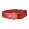 Dog Airtag Collar (Red, Medium)