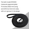 Compatible with Costway 5PH1920 Dryer Belt – 75-Inch 5/16″ Rubber