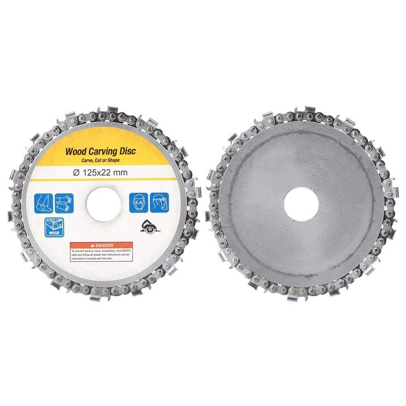 5in 14 Teeth Angle Grinder Disc, Chainsaw Wheel Wood Chain