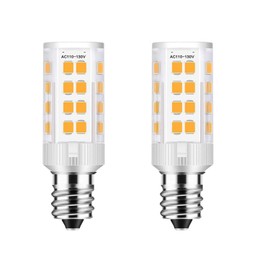 Aooallme E14 European Base Bulb e14 led Bulb Turkish Lamp Bulb Replace Dimmable 4W Equivalent 40W Incandescent Bulb, AC 110V-130V Warm White 3000K, 400LM 2Pack (Warm White)