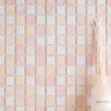 TOMOYASU C-F-1 Mosaic Tile Sticker, Puree Roanne, 5.9 x 5.9