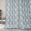HPD Half Price Drapes SHCH-PS18042-84 Printed Faux Linen Sheer Curtain