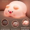 Myratts Cute Pig Night Light, 3 Level Dimmable Nursery Nightlight,
