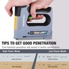WORKPRO 5 in 1 Cordless Staple Gun, 3.6V Rechargeable Electric