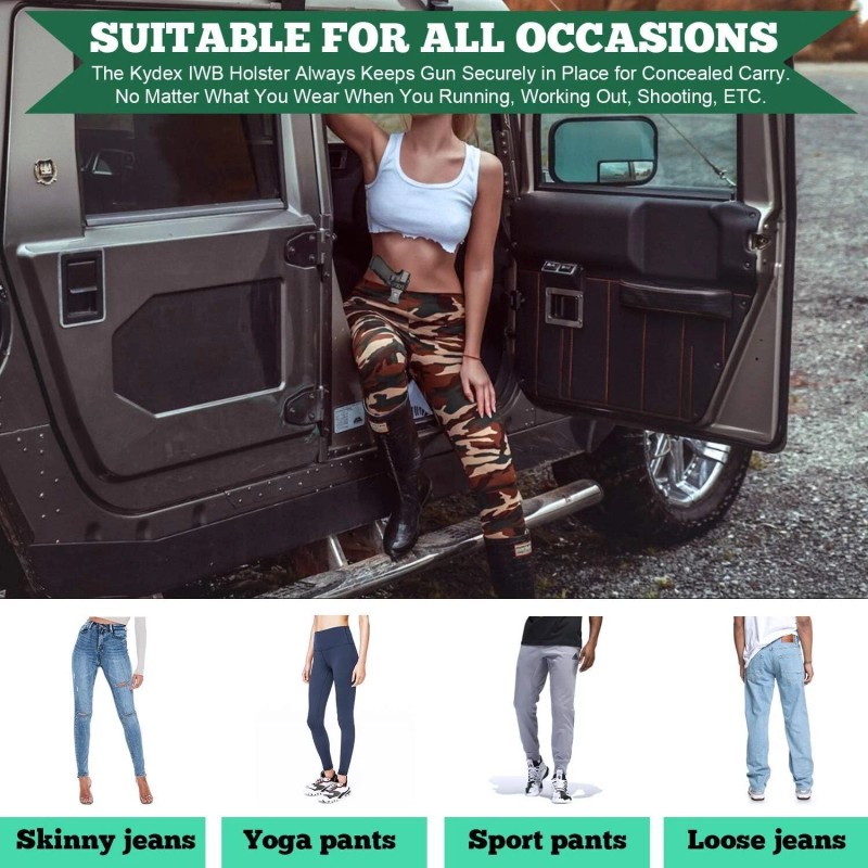 WARRIORLAND Hellcat Holster, IWB Kydex Holster Fit:Springfiel