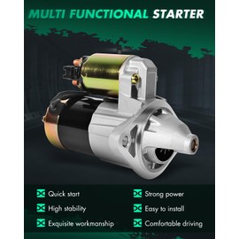 SCITOO Starter Motor fit for Pontiac for Vibe 2003-2008,for Toyota for Corolla 2003-2008,for Toyota for Matrix 2003-2008 Replacement Starter 17841,336-1768