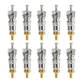 PATIKIL Air Conditioning Valve Core with Seal, 10 Pack Refrigeration Service Valve Stem Cores for HVAC AC System Accessories