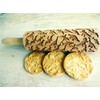 DINOSAURS EMBOSSING ROLLING PIN ENGRAVED with DINOSAURS for EMBOSSED COOKIES
