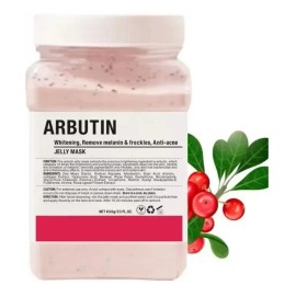 Máscara Gelatina Arbutina Rosa Polvo Mascarillas