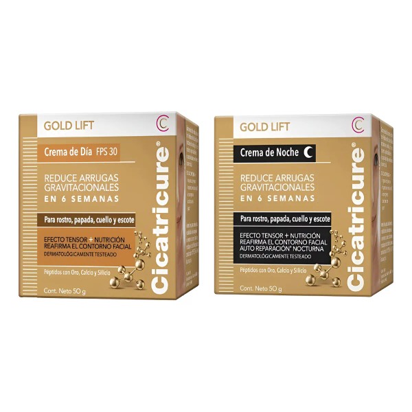 Cicatricure Gold Lift Crema De Dia Y Noche Kit Completo