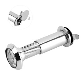 Door Viewer Peephole, 220 Degree Wide Viewing Angle Door Viewer with Heavy Duty Privacy Cover for Home Office Hotel