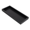 MAONAME Black Bathroom Vanity Tray, Rustic Long Narrow Rectangle Farmhouse