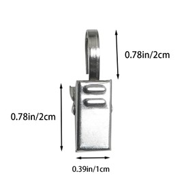 WELWIK 30PCS Stainless Steel Curtain Clips Hanging Christmas Lights Hook Clips Hook Clips Household Thickened Flat Hooks Duckbill Clips for Camping Car Awning Lights Photo Photo Drying Clothes Silver