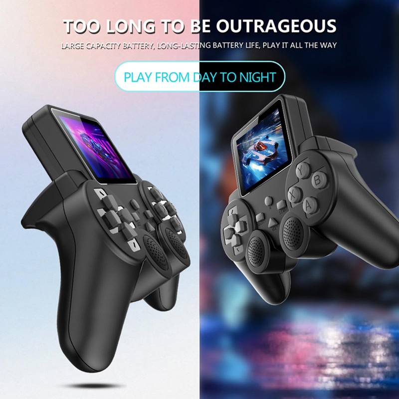 Handheld Gamepad Game Console, Retro Console with 3 Inch Screen