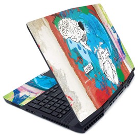 MightySkins Skin for Alienware M15 (2019) - Organ Graffiti | Protective, Durable, and Unique Vinyl Decal wrap Cover | Easy to Apply, Remove, and Change Styles | Made in The USA