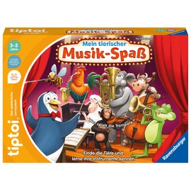 Ravensburger tiptoi Spiel 00169 My Animal Music Fun, Educational Game for 1-4 Children from 3-5 Years
