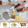 Garlic Press Mincer, Crusher Set with Removable Chamber - Ergonomic