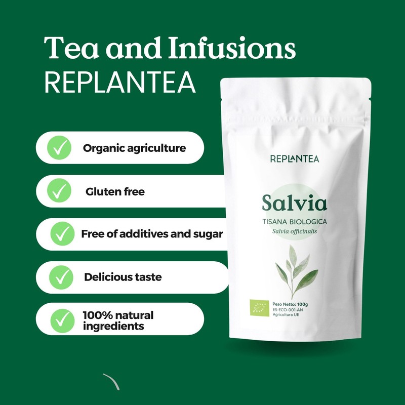 Sage Tea Loose Organic 100g (50 Cups) | Organic Sage